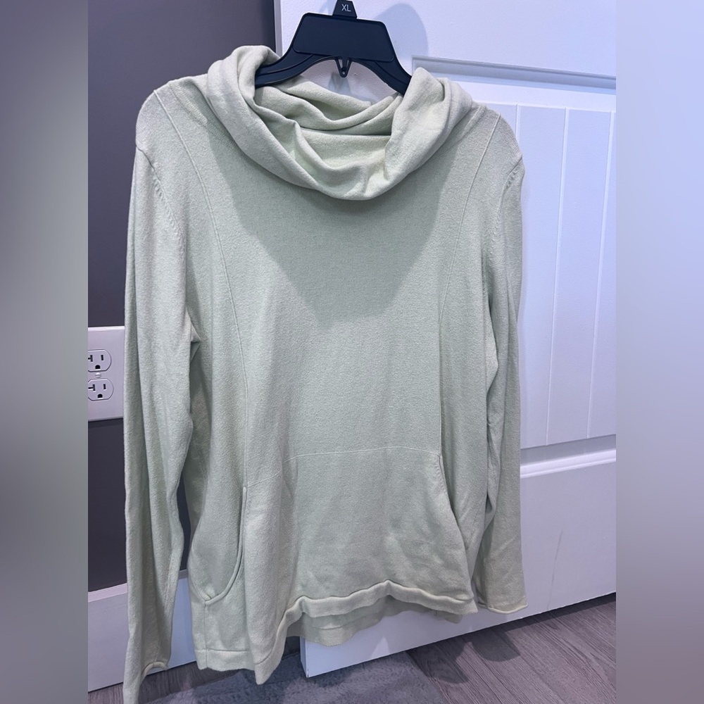 Women's Cozy Cowl Neck Sweater - Cream